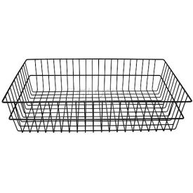 Utility Basket, 2000 lb. Capacity, 24"L x 14-1/4"W x 6"H, Black