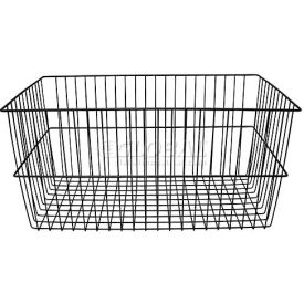 Utility Basket, 2000 lb. Capacity, 24"L x 14-1/4"W x 12"H, Black