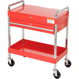 Sunex Tools 8013A 30" Red Tool Cart With Locking Top and Drawer