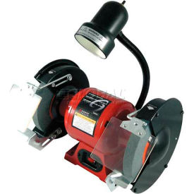 8" 3/4 HP 3450 RPM Bench Grinder With Light