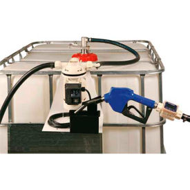Liquidynamics Closed IBC Transfer System 8 GPM Pump with 12' Hose, Automatic Nozzle