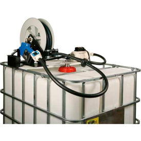 Closed IBC Transfer System 8 GPM Pump with 25' Hose, Automatic Nozzle