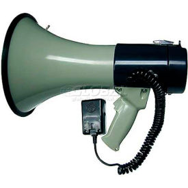 Piezo Dynamic Megaphone With Built-In Siren & Hand-Held Mic, 25W