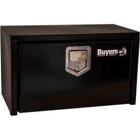 Steel Underbody Truck Box w/ Rotary Paddle - Black 14x12x24