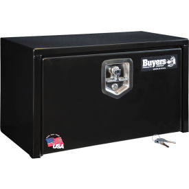 Underbody Truck Box with Stainless Steel T-Handle - Black 14x12x24