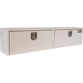 Stainless Steel Topside Truck Box w/ T-Handle - White 16x13x88