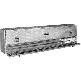 Contractor Aluminum Topside Truck Box w/ T-Handle - 21x13-1/2x96