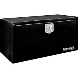 Steel Underbody Truck Box w/ Stainless Steel T-Handle - Black 14x16x24