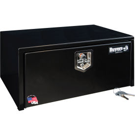 Underbody Truck Box w/ Stainless Steel T-Handle - Black 14x16x30