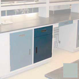 Lab Base Cabinet 24"W x 22-1/2"D x 35-3/4"H, 1 Drawer, 1 Cupboard Door, with 1 Adjustable Shelf, Stone Gray