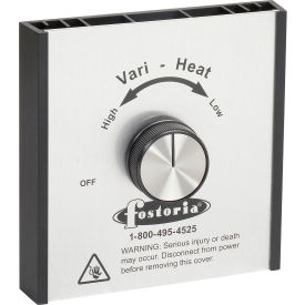 Variable Heat Control For Quartz Electric Infrared Heater, 3"L x 5"W x 5"H