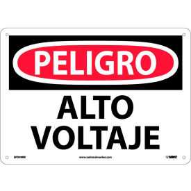 Spanish Plastic Sign - Peligro Alto Voltaje
