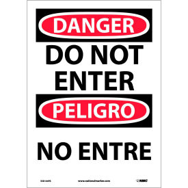 Bilingual Vinyl Sign - Danger Do Not Enter