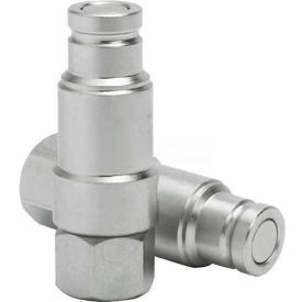 Pressure Eliminator Nipple Hydraulic Flat Face (ISO 16028) 3/8" Body Size 3/8" Female NPT