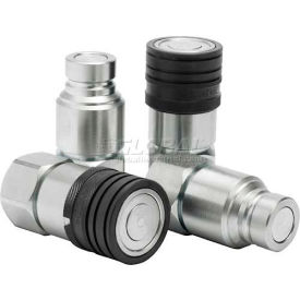 Hydraulic Flat Face Nipple (ISO 16028) 5/8" Body Size 3/4" Female NPT