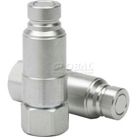 Pressure Eliminator Nipple Hydraulic Flat Face (ISO 16028) 1/2" Body Size 1/2" Female NPT