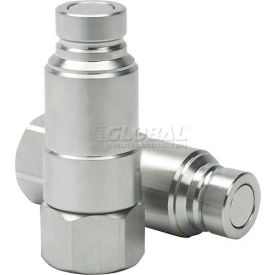 Pressure Eliminator Nipple Hydraulic Flat Face 5/8" Body Size 3/4" Female NPT