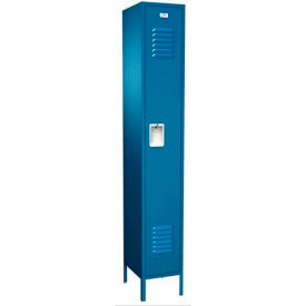 Traditional 1-Tier 1 Door Locker, 12"W x 12"D x 66"H, Almond, Assembled