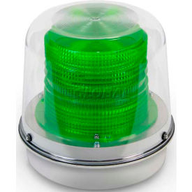 Double Flash Xenon Strobe Green 120V AC
