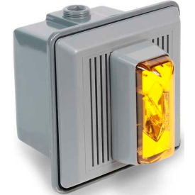 Surface Mount Horn Strobe For Outdoor Use 120V AC Amber