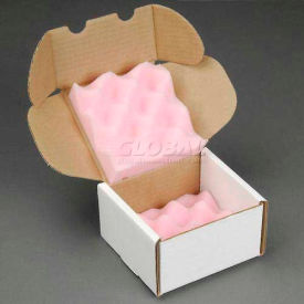 5"W x 5"L x 3"D, White Anti Static Foam Shippers