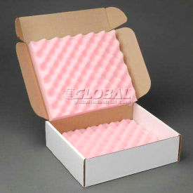 14"W x 12"L x 4"D, White