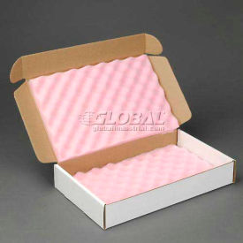 Anti Static Foam Shippers, 16"W x 10"L x 2-3/4"D, White