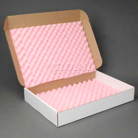 26"W x 18"L x 4"D, White Anti Static Foam Shippers