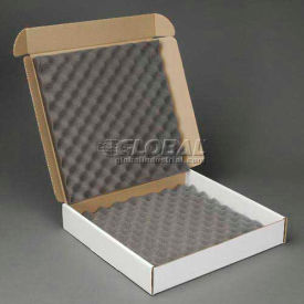Standard Charcoal Shippers, 16"W x 16"L x 2-3/4"D, White