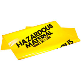 HazMat Material Yellow Disposal Bags, 250 Per Case