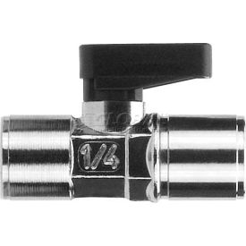 Mini Ball Valve, 3/8" Female Nptf - Min Qty 8