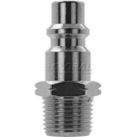 3/8" Industrial Plug x 3/8" Male NPTF