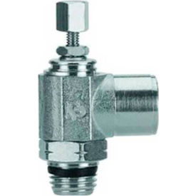 Female Flow Control, Knob Adjust, 1/8" NPTF x 1/8" Swift-Fit Universalm