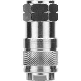 1/4" Industrial Coupler X 3/8" Female Nptf - Min Qty 7