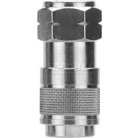 1/4" Ac Mini Coupler X 3/8" Female Nptf - Min Qty 8