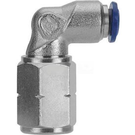 Swivel Female Elbow, 1/4" Tube x 1/8" NPTF