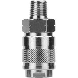 1/4" Industrial Coupler X 1/4" Male Nptf - Min Qty 7