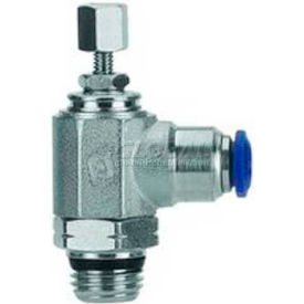 Needle Valve, Knob Adj, Flow Bi-Directional, 5mm, M5 UNF Thread