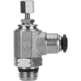 Flow Control, Knob Adj, Flow Out, 8mm, 1/4" Swift-Fit Universal Thread