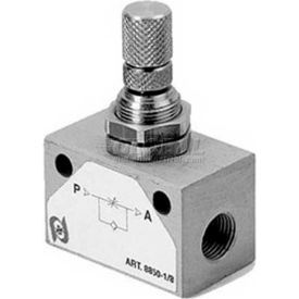 Inline Needle Valve 1/2" Female Nptf - Min Qty 2