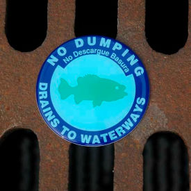 Ultra-Drain Markers, 25 Markers and Adhesive