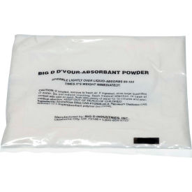 Big D D'Vour Absorbent Powder 1.5 oz. Bags, 12/Case