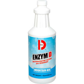 Big D Enzym D Bacteria/Enzyme Culture plus Deodorant, Quart Bottle, 12 Bottles