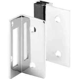 Two Piece Strike & Keeper, Outswing, Chrome