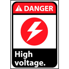 Danger Sign 14x10 Aluminum - High Voltage