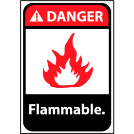Danger Sign 14x10 Aluminum - Flammable