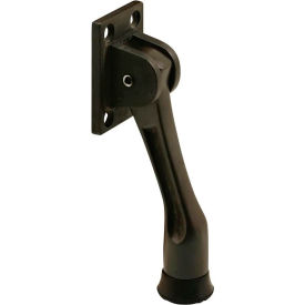 Door Stop, Drop Down, 4 Hole, Bronze Finish