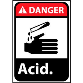 Danger Sign 14x10 Aluminum - Acid