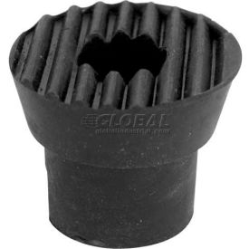 Door Holder Tip, W/Screw, Black - Package Qty 10