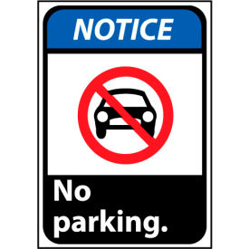 Notice Sign 14x10 Vinyl - No Parking
